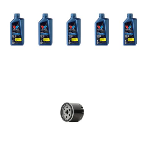 Kit filtro olio e 5L compatibile con Toyota Rav V 2.0 129Kw Dal 2018
