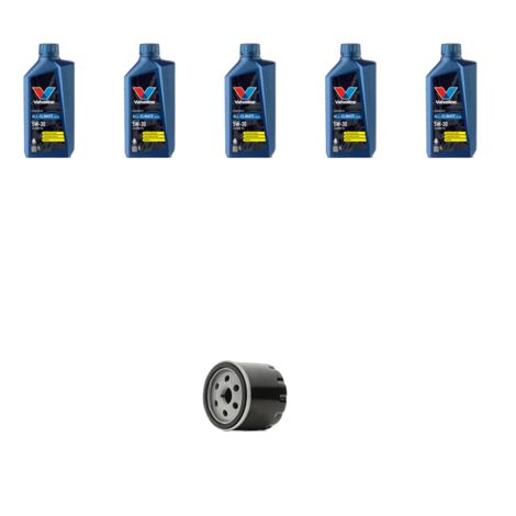 Kit filtro olio e 5L compatibile con Toyota Rav V 2.0 VVTI 110Kw Dal 2018