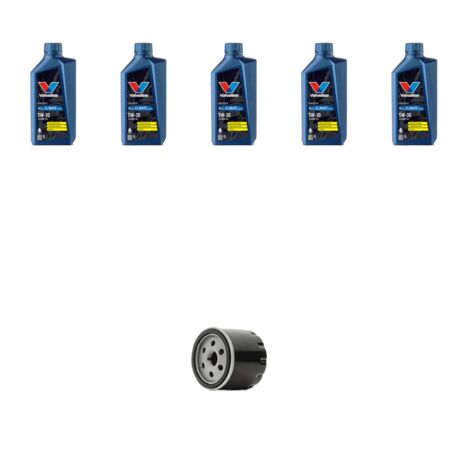 Kit filtro olio e 5L compatibile con Toyota Rav V 2.5 Hybrid 160Kw Dal 2018