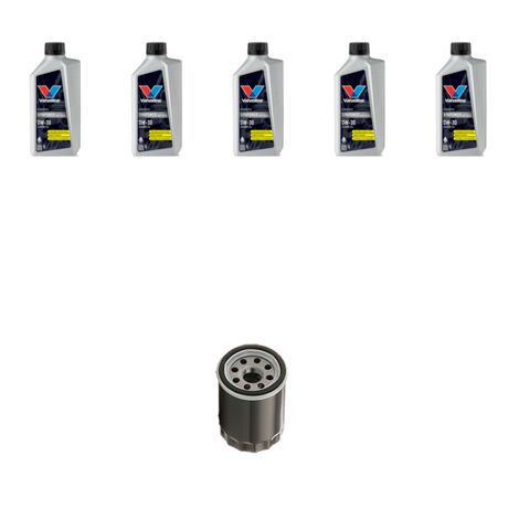Kit filtro olio e 5L compatibile con Volvo S40 II 1.8/1.8 FlexiFuel 92Kw dal 2004 al 2009