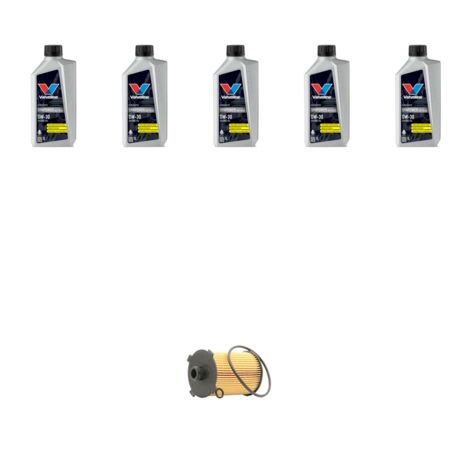 Kit filtro olio e 5L compatibile con Volvo S60 III V60 II Cross Country 2.0 D3 110kw Dal 2018