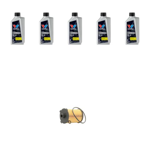 Kit filtro olio e 5L compatibile con Volvo V60 2.4 D4 133Kw dal 2013