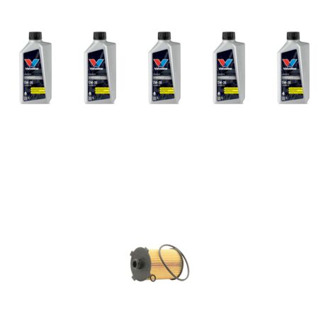 Kit filtro olio e 5L compatibile con Volvo XC40 2.0 D4 Polestar 147Kw dal 2019