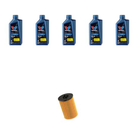 Kit filtro olio e 5L compatibile con Vw Caddy IV (2K SA SE) 2.0 TDI 110kw Dal 2015