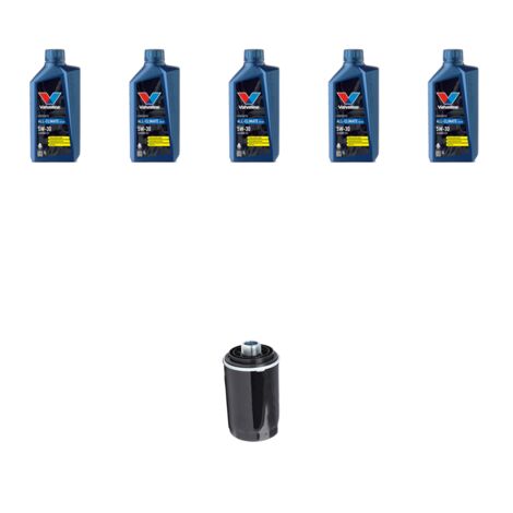Kit filtro olio e 5L compatibile con Vw CC (358) 1.8 TSI 118kw Dal 2012