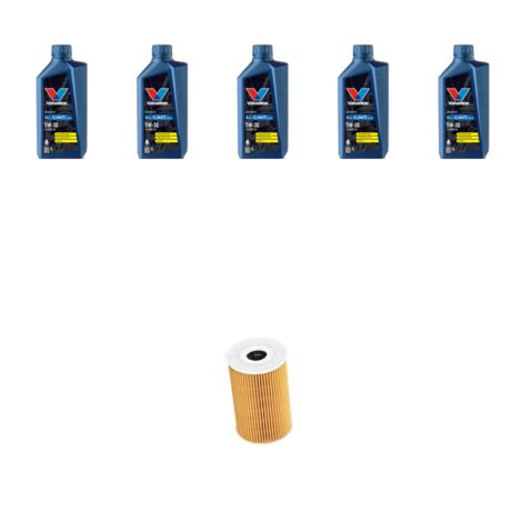 Kit filtro olio e 5L compatibile con Vw CC (358) 2.0 TDI 100kw Dal 2011