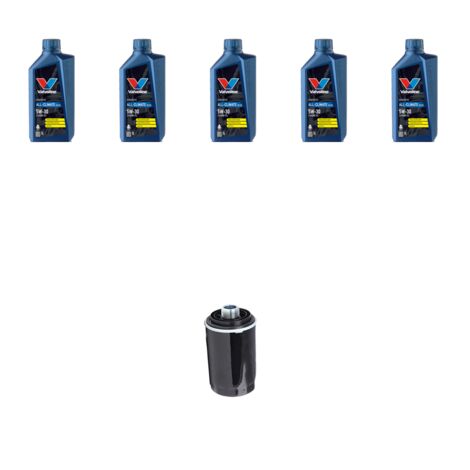 Kit filtro olio e 5L compatibile con Vw Eos (1F7,1F9) 2.0 FSI 155kw Dal 2009