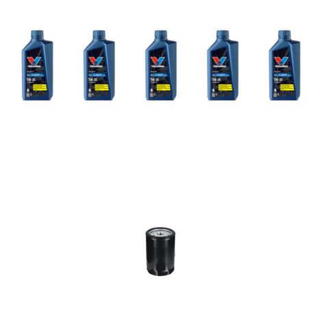 Kit filtro olio e 5L compatibile con Vw Golf IV (1j1 1j5) 1.8 20v Turbo 110kw Dal 1997 al 2006