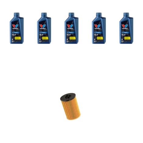 Kit filtro olio e 5L compatibile con Vw Golf Sportsvan (AM1) 2.0 TDI 81kw Dal 2014