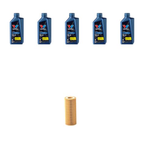 Kit filtro olio e 5L compatibile con Vw Golf V (1K1,1K5,AJ5,5M1,521) 2.0 TFSI GTI 169kw Dal 2006 Al 2009