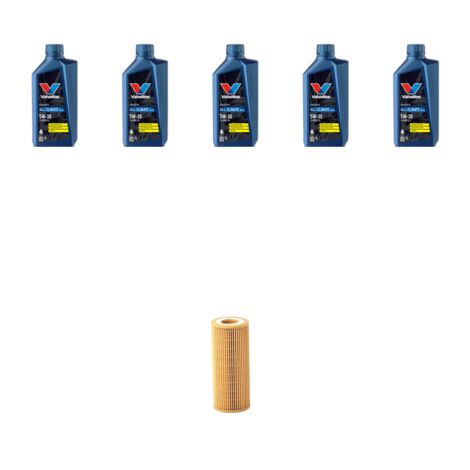 Kit filtro olio e 5L compatibile con Vw Golf VI (5K15,5J5,5M1,517,521) 2.0 TSI 188kw Dal 2009