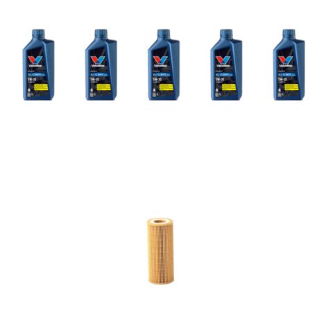 Kit filtro olio e 5L compatibile con Vw Golf VI (5K15,5J5,5M1,517,521) 2.0 TSI 199kw Dal 2009