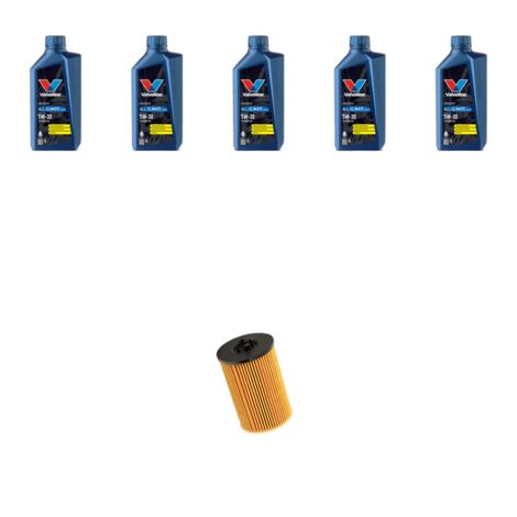 Kit filtro olio e 5L compatibile con Vw Golf VII (5G1/BA5) 2.0 TDI 105kw Dal 2012