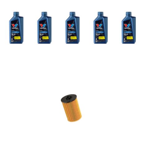 Kit filtro olio e 5L compatibile con Vw Golf VII (5G1/BA5) 2.0 TDI 110kw Dal 2012