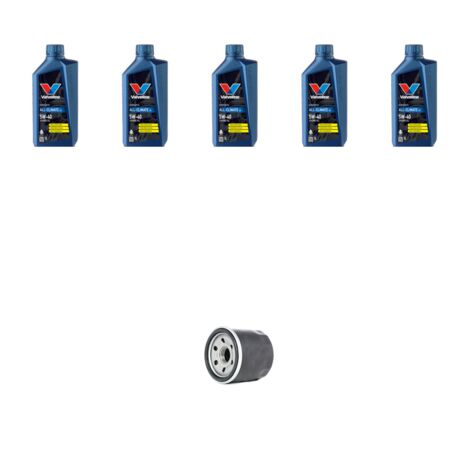 Kit filtro olio e 5L compatibile con Vw Lupo 1.4 TDI 55kw dal 1999