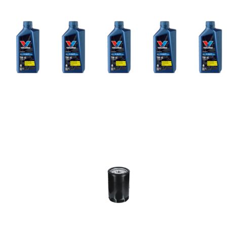Kit filtro olio e 5L compatibile con Vw New Beetle / Cabrio 1.8 110kw Dal 1998 al 2010