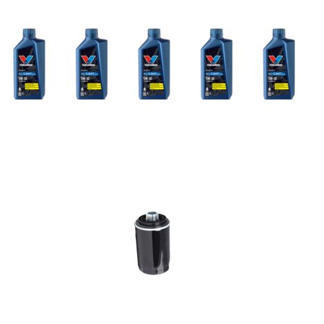 Kit filtro olio e 5L compatibile con Vw New Beetle / Cabrio (5C) 2.0 TSI 147kw Dal 2011