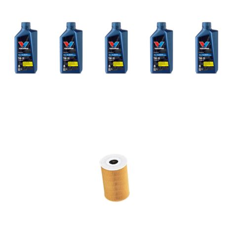 Kit filtro olio e 5L compatibile con Vw Passat (362,365) 2.0 TDI 130kw Dal 2013