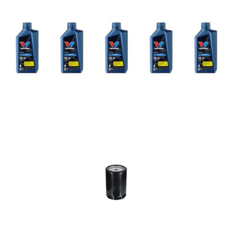 Kit filtro olio e 5L compatibile con Vw POLO IV (9N) 1.8 GTI 110kw Dal 2005 al 2009