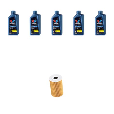 Kit filtro olio e 5L compatibile con VW Scirocco III (1K8) 2.0 TDI 100kw Dal 2010