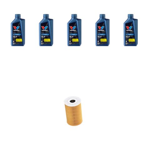 Kit filtro olio e 5L compatibile con VW Scirocco III (1K8) 2.0 TDI 103kw Dal 2008