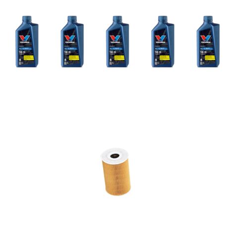 Kit filtro olio e 5L compatibile con VW Scirocco III (1K8) 2.0 TDI 130kw Dal 2013