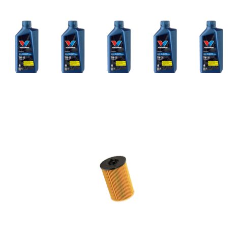 Kit filtro olio e 5L compatibile con VW Scirocco III (1K8) 2.0 TDI 135kw Dal 2014