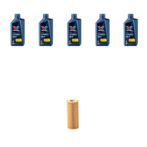 Kit filtro olio e 5L compatibile con VW Scirocco III (1K8) 2.0 TSI R 188kw Dal 2009