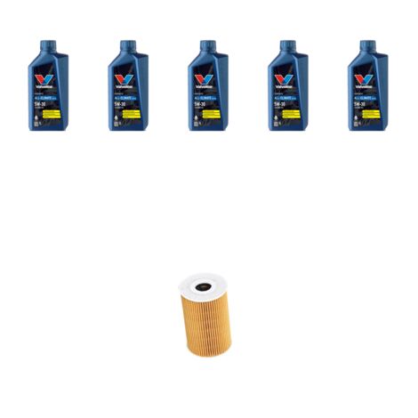 Kit filtro olio e 5L compatibile con Vw Sharan II (7N) 2.0 TDI 130kw Dal 2013