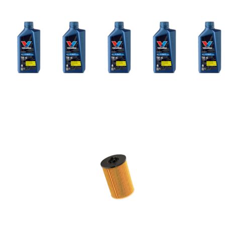 Kit filtro olio e 5L compatibile con Vw Sharan II (7N) 2.0 TDI 135kw Dal 2015