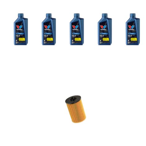 Kit filtro olio e 5L compatibile con VW T-Cross 1.6 TDI 70kw Dal 2018
