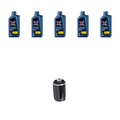 Kit filtro olio e 5L compatibile con VW Tiguan I (5n) 2.0 TSI 132kw Dal 2011