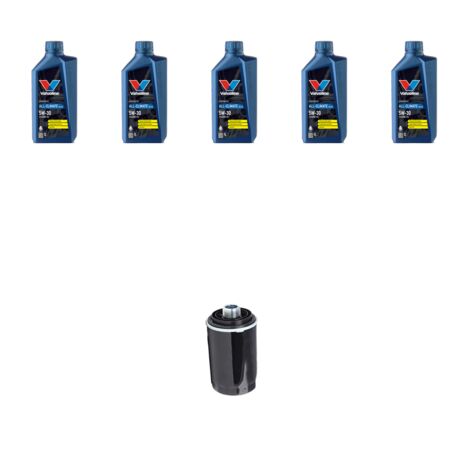 Kit filtro olio e 5L compatibile con VW Tiguan I (5n) 2.0 TSI 147kw Dal 2007