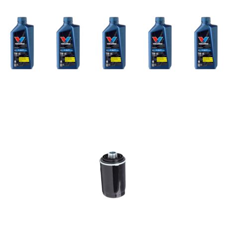 Kit filtro olio e 5L compatibile con VW Tiguan I (5n) 2.0 TSI 155kw Dal 2011