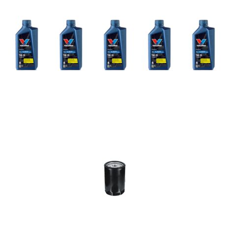 Kit filtro olio e 5L compatibile con Vw Transporter 2.0 (7H,7J,7E,7F) 85Kw dal 2003 al 2015