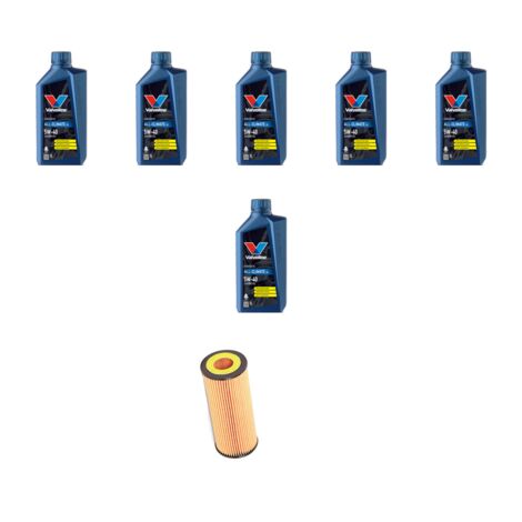 Kit filtro olio e 6L compatibile con Alfa Romeo Brera (939) 2.4 jtdm 154kw dal 2007
