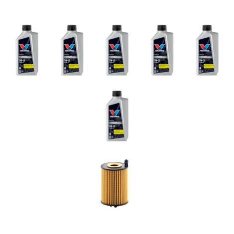 Kit filtro olio e 6L compatibile con Audi A4 (B9,8W) 40 tdi 150kw dal 2020