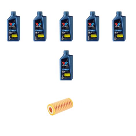 Kit filtro olio e 6L compatibile con Audi A4 (B9,8W) 45 tdi F5 170kw dal 2018