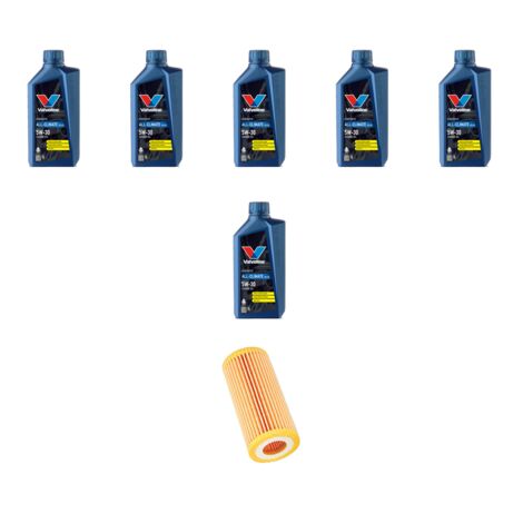Kit filtro olio e 6L compatibile con Audi A5 (F53,F5P,F5A,F5F) 2.0 tfsi 185kw dal 2016