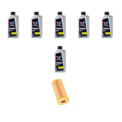 Kit filtro olio e 6L compatibile con Audi A5 (F53,F5P,F5A,F5F) 40 TFSI 140kw 2018