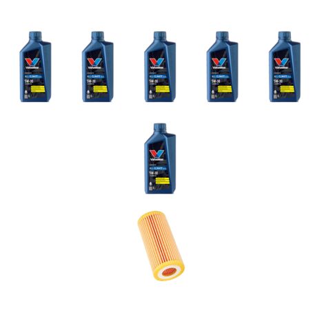 Kit filtro olio e 6L compatibile con Audi A7 (4GA,4GF) 3.0 tdi 155kw dal 2014