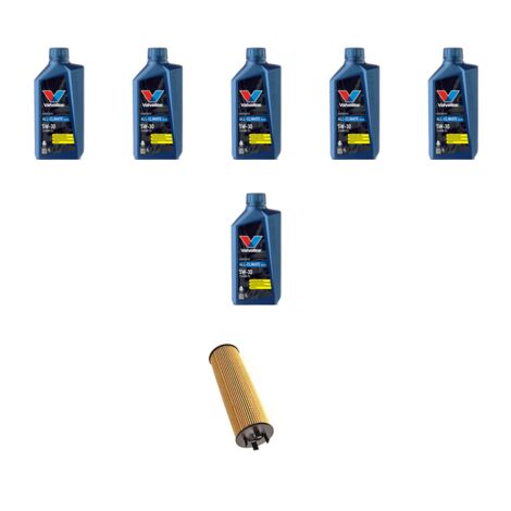 Kit filtro olio e 6L compatibile con Audi Q2 (GAB,GAC) 30 TDI 85kw dal 2021