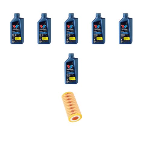 Kit filtro olio e 6L compatibile con Audi Q5 II (FYB,FYG) 3.0 tdi 170kw dal 2018