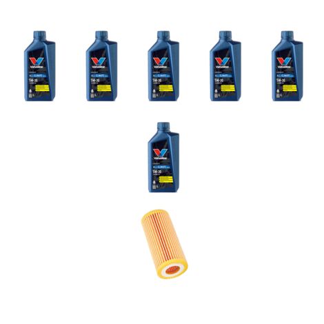 Kit filtro olio e 6L compatibile con Audi Q7 (4M) 3.0 tdi Quattro 190kw dal 2015