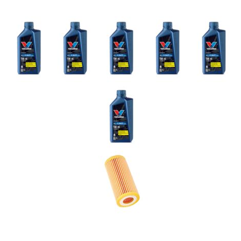 Kit filtro olio e 6L compatibile con Audi Q8 (4M) 45 TDI 170kw dal 2018