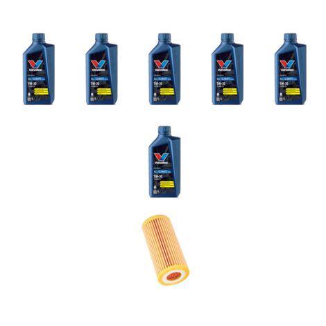 Kit filtro olio e 6L compatibile con Audi TT III (FV3,FVP) 2.0 tfsi 169kw dal 2014