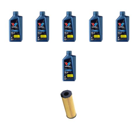 Kit filtro olio e 6L compatibile con Bmw serie 1 (E81,E82,E87,E88) 116d 85kw dal 2009 al 2012