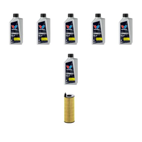 Kit filtro olio e 6L compatibile con Bmw serie 5 (E60/E61) 520d 120kw dal 2005 al 2010