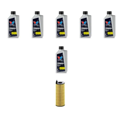 Kit filtro olio e 6L compatibile con Bmw serie 5 (G30,G31,F90) 520i 155kw dal 2017