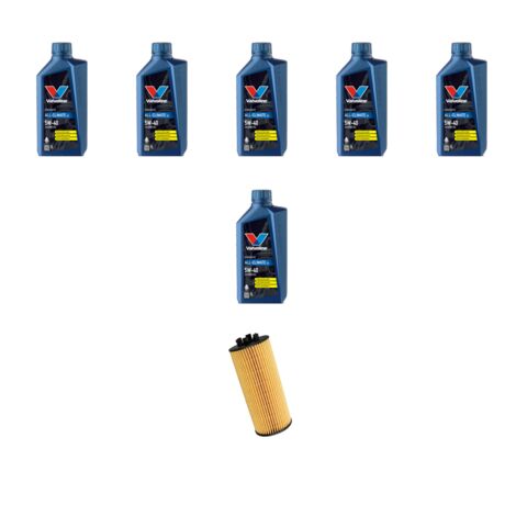 Kit filtro olio e 6L compatibile con Bmw x3 (E83) 1.8d 105kw dal 2008 al 2010